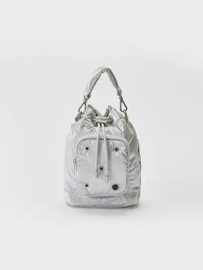 Colle Bucket Bag Pearl Gray