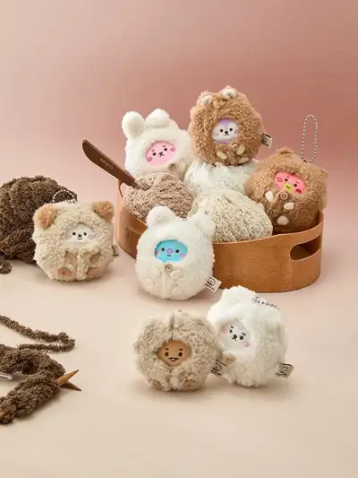 BT21 Plush Keyring MADE BY RJ