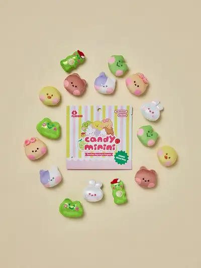 LINE Friends Minini Dessert Cafe Plush Magnet Blind Box