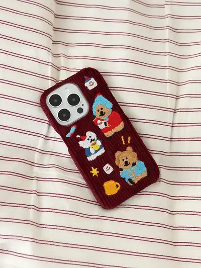 ダイノタン ココカップ コーデュロイ iPhoneケース