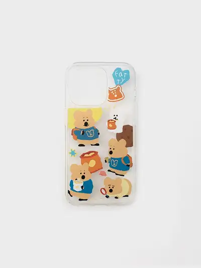 ダイノテン クォッカインスクール パティ iPhoneケース