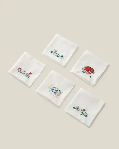 2025 Year of the Snake Gauze Hand Towel 5 Types (Single Item)