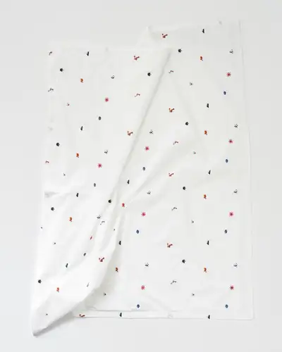 Ten Symbols of Longevity Gauze Cotton Belly Button Blanket