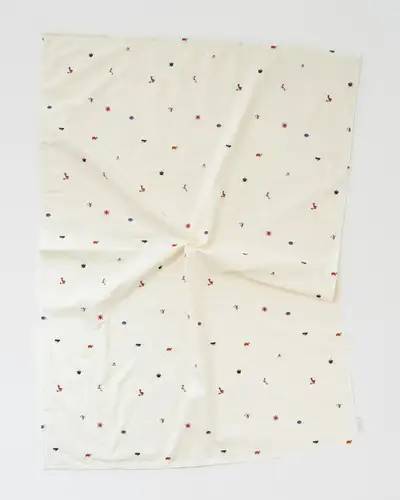 Ten Symbols of Longevity Yellow Belly Blanket S