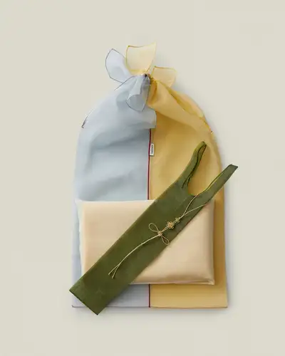 Mosi Straw Mat & Wine Bag Set