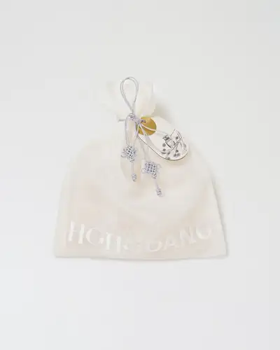 HOHODANG Embroidered Ramie Pouch Set 2 Colors