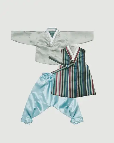 [Best Combination] Boys Winter Hanbok Deep