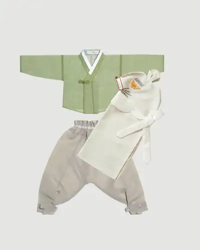 [Best Combination] Boys' Hanbok Autumn Mute Tones