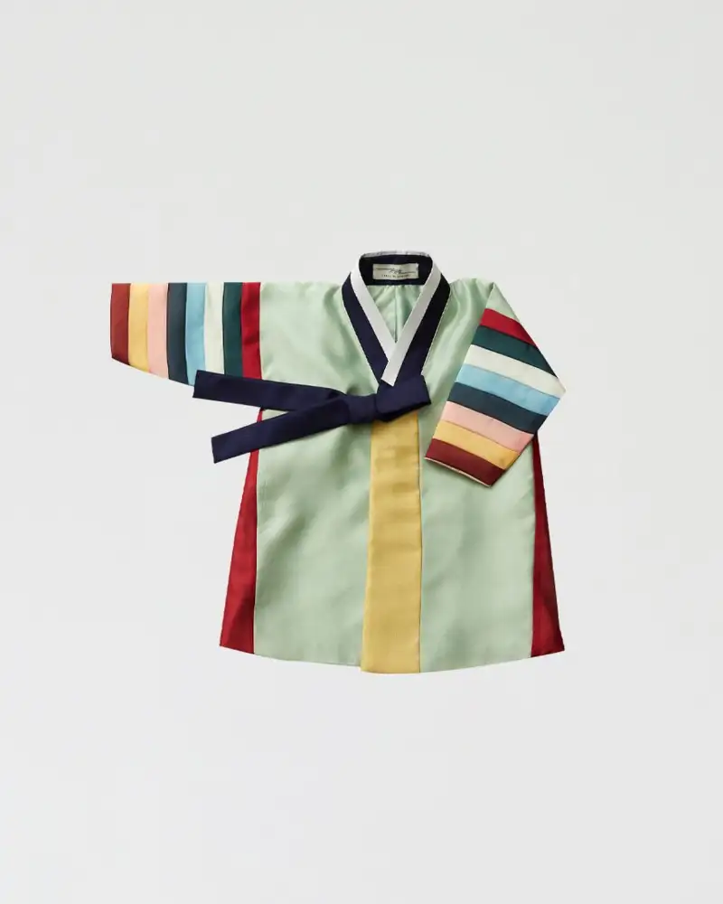 【需要10天】男孩传统韩服 喜鹊两裆马褂（五方色两裆马褂） — 1