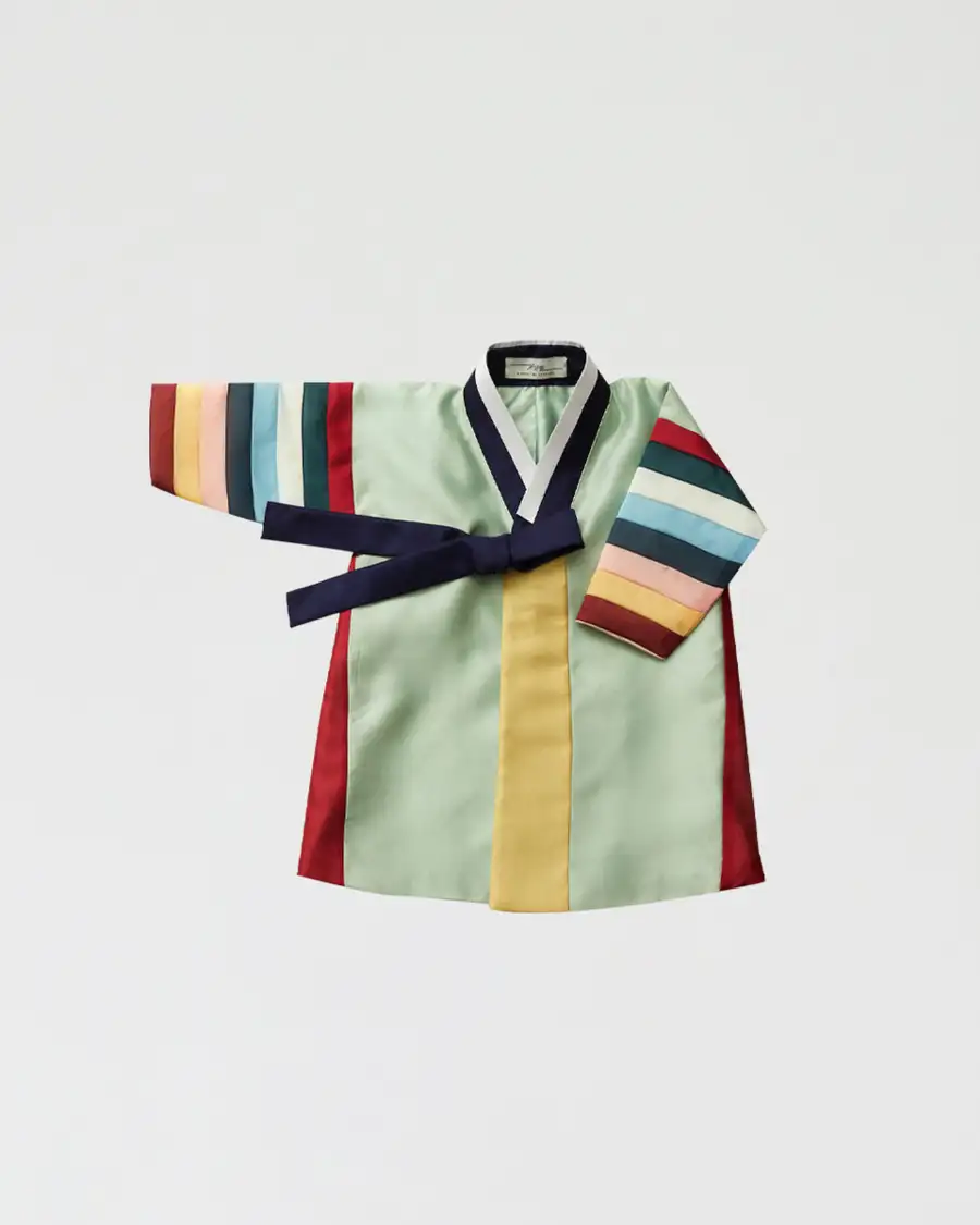 【需要10天】男孩传统韩服 喜鹊两裆马褂（五方色两裆马褂） — 2
