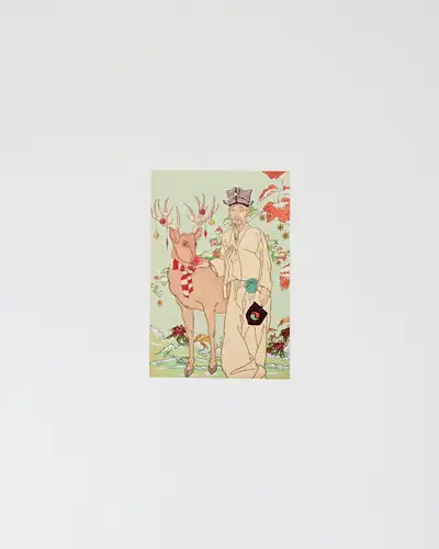 Korean Christmas Card (Longevity)