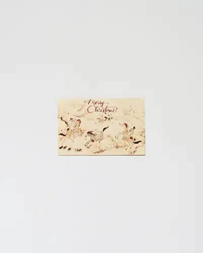 Korea's Christmas Card (Hunting Scene)