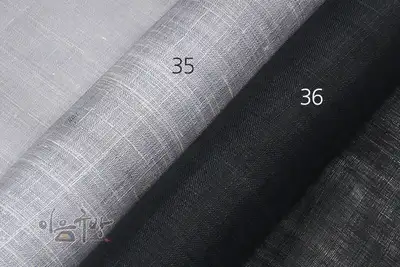 Ramie Fabric (Light Gray, Black) [Traditional Craft Material, Fabric, Korean Ramie, Hanbok Fabric, Patchwork]