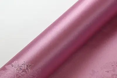 Mbon Dan 07 - Small Flower Pattern (Pink) [Korean Traditional Craft Material, Natural Silk, Silk, Dupion, Hanbok Fabric]