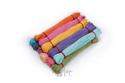 Twisted Thin Thread Spool - Rayon Cord (Approx. 100m) [Traditional Knot Craft Material, Cord, Korean Traditional Knot, Rayon Thread]