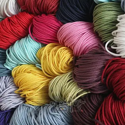 Knot Cord - Twisted Fine Thread 42 Colors (4ma, 360cm) [Gyubang Craft Material, Cord, Traditional Knot, Rayon Thread]