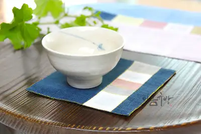 Ramie Tea Coaster - Cool Breeze [DIY Package] 2 pieces, Traditional Korean Crafts Material, Patchwork Coaster