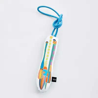 2026 Royal Court Culture Festival Calligraphy Brush Fabric Keyring