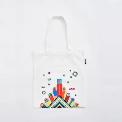 2026 Royal Court Culture Festival White Eaves Eco Bag