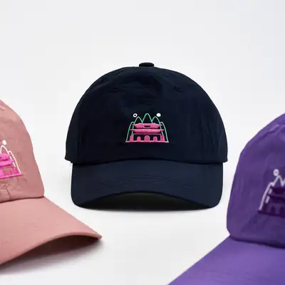 Gwanghwamun Sun and Moon with Five Peaks Hat (3 Colors)
