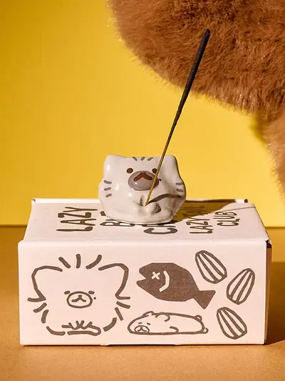 LOFA Seoul X LAZY TAIL CLUB 休 グレー オブジェ