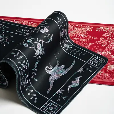 Mother-of-Pearl Long Pad Sticker Set