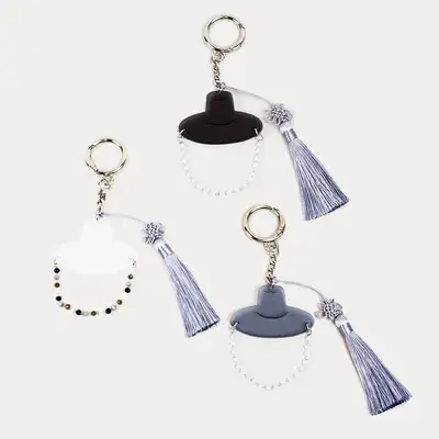 Acrylic Gat Charm Keyring