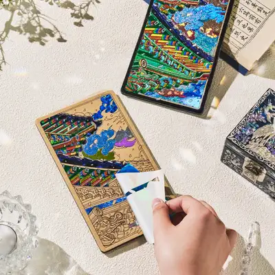 Palace Four Seasons Glitter Art - Changgyeongung in Snow