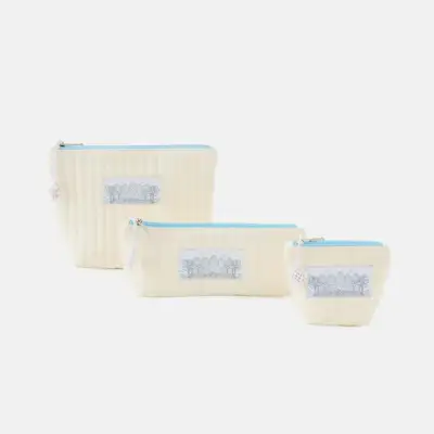 IrrwolObong Quilted Pouch (Cotton/S, M, L)