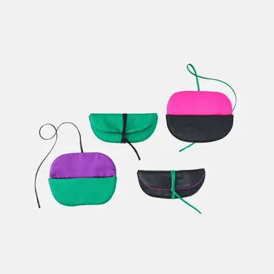Gyeongbokgung Embroidery Pattern Eyeglass Case
