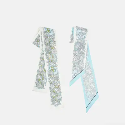 Peony Silk Scarf