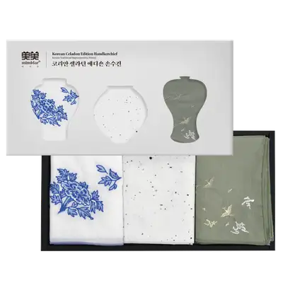 Korean Celadon Edition Handkerchief Set