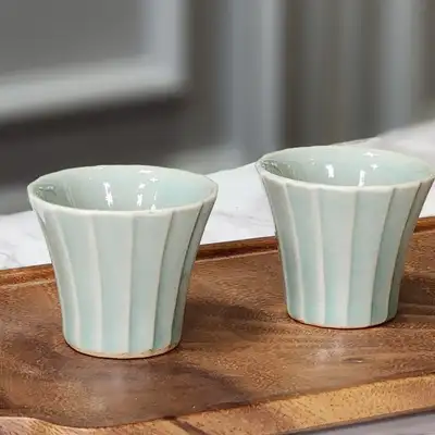 Wrinkled Shot Glass Set (2p)
