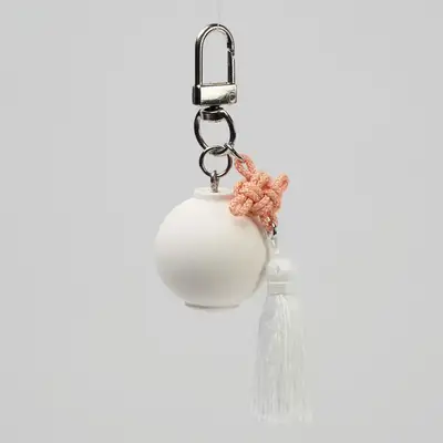 Moon Jar Keyring
