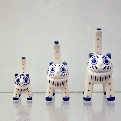 White Porcelain Kkokdu Tiger