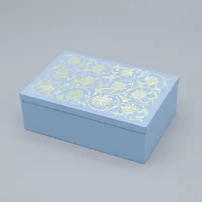 Peony Vine Mother-of-Pearl Decorative Box