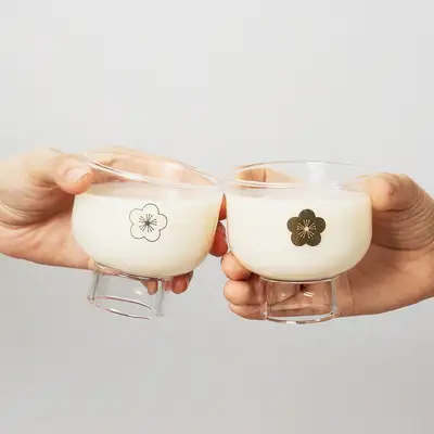 Plum Blossom Makgeolli Cup Set (2P)