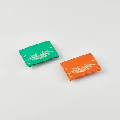 Mother-of-Pearl Ring Card Wallet