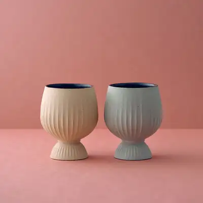 Nakseonjae Flower Pattern Bell Cup
