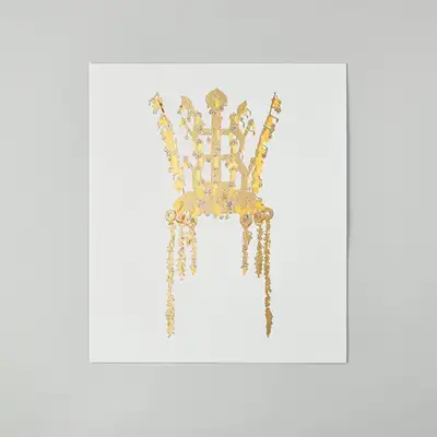 Royal Culture Art Poster (Golden Crown)