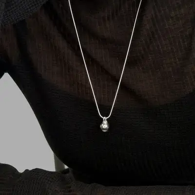 Moon Jar Necklace