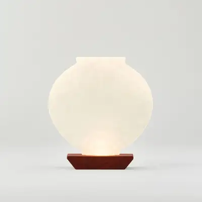 Moon Jar Hanji Lamp