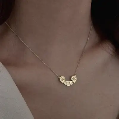 Changdeokgung Roof Tile Ornament Necklace (2-1)