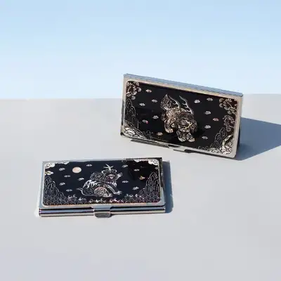 Abalone Mother-of-Pearl Business Card Case (Haetchi, Cheonrok)