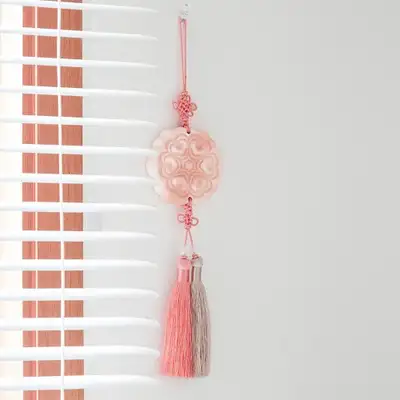 Cloud Flower Scented Norigae + Aroma Oil Set (Coral)