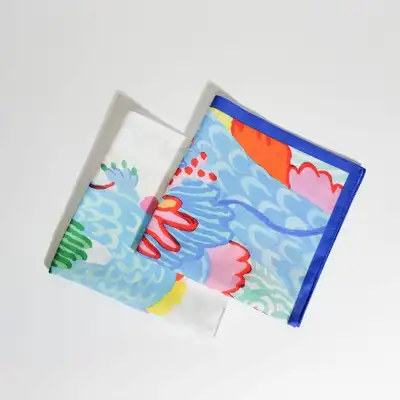 Azure Dragon Handkerchief