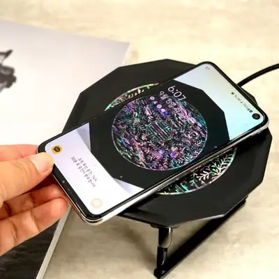 Mother-of-Pearl Inlay Wireless Charger (Cheon-do Tray Design)