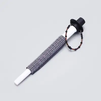 Black Brim Hat Cord Pen