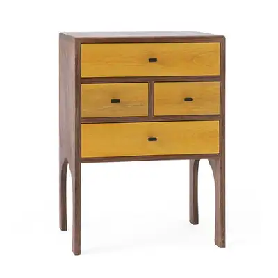 Side Table with Bat Motif