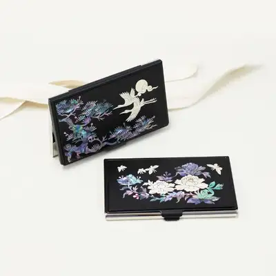 Moktanna Mother-of-Pearl Business Card Case